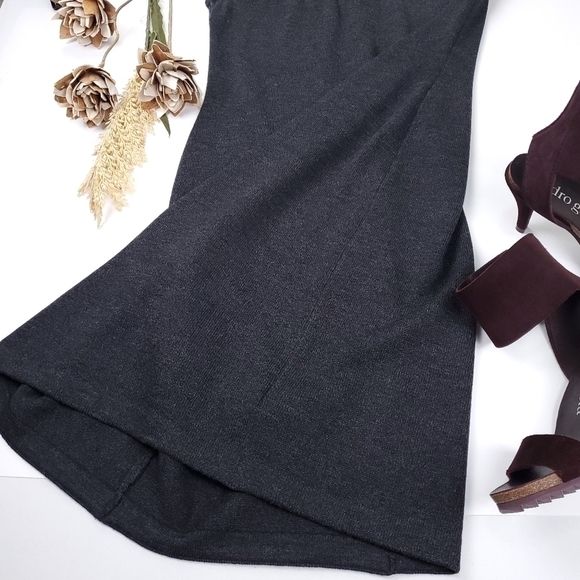 St. John Collection Charcoal Silver Sheath Dress 6 - Picture 7 of 12